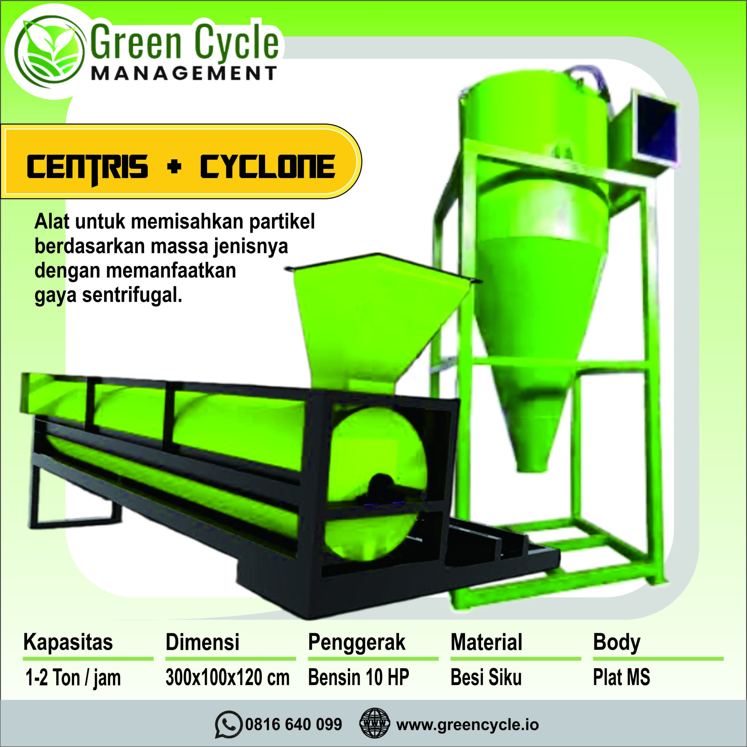 Mesin Sentris + Cyclone