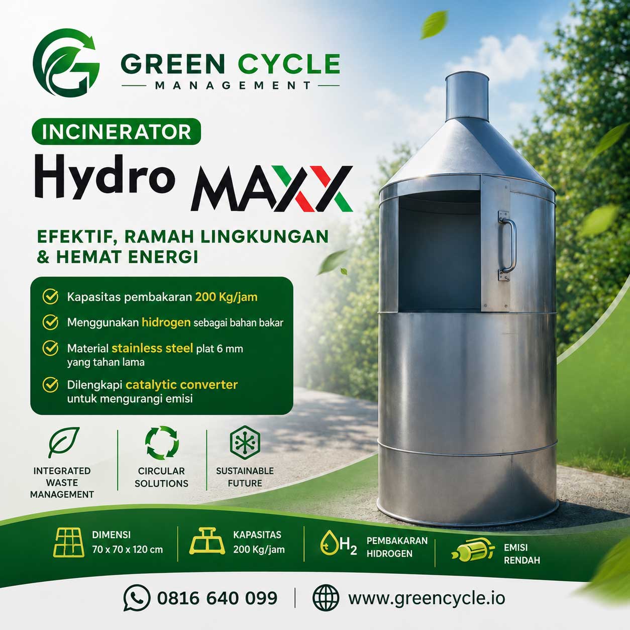 incinerator-hydro-maxx-kapasitas-kecil